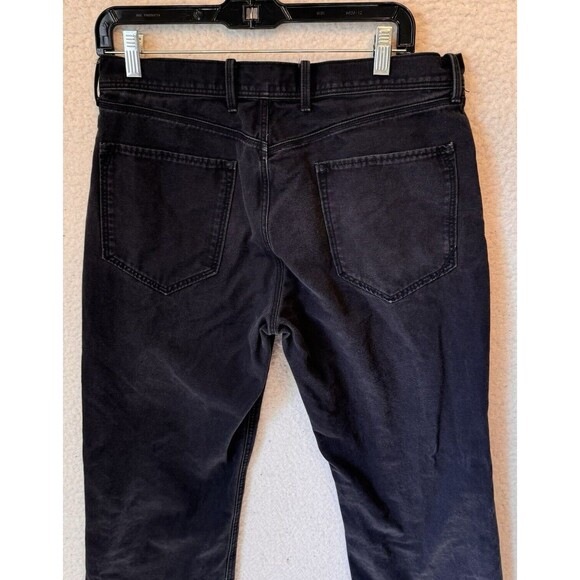 Banana Republic Denim Jeans Men's Size 31Wx30L Straight Fit Black Medium Wash - Picture 3 of 13